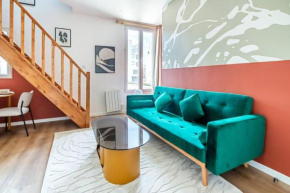 Appartement coloré à 5 minutes de Paris
